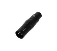 Adam Hall Cables 4 STAR A GROUND LIFTER - Adaptador con desconexión de masa, XLR hembra a XLR macho