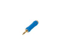 Adam Hall Cables 4 Star A JF3 MM3 G BLU Line BLU Line Adapter | Klinke TRS Female x Miniklinke TRS