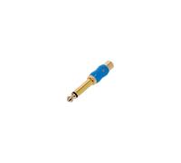 Adam Hall Cables 4 STAR A RF2 JM2 G BLU LINE BLU Line Adapter | Cinch Female x Klinke TS
