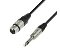 Adam Hall Cables 4 STAR BFV 0300 - Cable de Micro REAN de XLR hembra a Jack 6,3 mm estéreo 3 m
