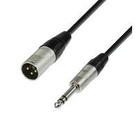 Adam Hall Cables 4 STAR BMV 0030 - Cable de Micro REAN de XLR macho a Jack 6,3 mm estéreo 0,3 m