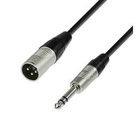 Adam Hall Cables 4 STAR BMV 0300 - Cable de Micro REAN de XLR macho a Jack 6,3 mm estéreo 3 m