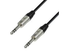 Adam Hall Cables 4 STAR BVV 0300 - Latiguillo de cable REAN de Jack 6,3 mm estéreo a Jack 6,3 mm estéreo 3 m