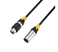 Adam Hall Cables 4 STAR DGH 0500 IP65 - Cable DMX AES/EBU de XLR macho de 5 pines a XLR hembra IP65 5 m