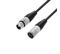 Adam Hall Cables 4 STAR DGH 5 0500 DMX Kabel, Rean 5-Pol XLR 5-Pins asignados, 5 m