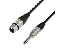 Adam Hall Cables 4 STAR MFP 0600 - Cable de Micro REAN de XLR hembra a Jack 6,3 mm mono 6 m