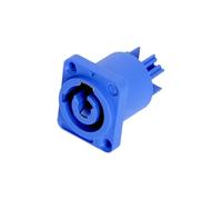 Adam Hall Cables 4 STAR P PM IN - Conector de alimentación para panel, PowerIn, hembra, azul