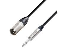 Adam Hall Cables 5 STAR BMV 0300 - Cable de Micro Neutrik de XLR macho a Jack 6,3 mm estéreo 3 m