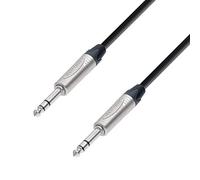 Adam Hall Cables 5 STAR BVV 1000 - Latiguillo de cable Neutrik de Jack 6,3 mm estéreo a Jack 6,3 mm estéreo 10 m