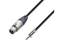 Adam Hall Cables 5 STAR MYF 0150 - Cable de Micro Neutrik de XLR hembra a Jack 3,5 mm estéreo 1,5 m