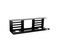 Adam Hall Cables - Bandeja organizadora de cables para montaje debajo del escritorio, negro