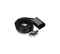 Adam Hall Cables K 20 C 50 - Manguera de Cable con Cajetín de Escenario 16/4 50 m