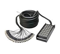 Adam Hall Cables K 28 C 30 - Manguera de Cable con Cajetín de Escenario 24/4 30 m