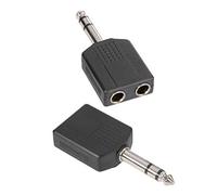 Adam Hall Conectores 7546 2 Jacks 6,3 mm a 1 Jack 6,3 mm Macho