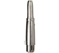 Adam Hall Connectors 7854 - Adaptador de Jack 6,3 mm hembra estéreo a XLR hembra