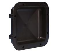 Adam Hall - Cubeta trasera de plástico para montaje mango - Negra