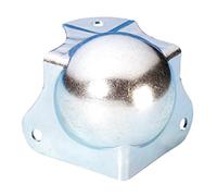 Adam Hall - Cuña bola de refuerzo de esquina con paso - Perfil Para 45 mm - cinc