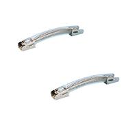 Adam Hall Hardware 3428 M2 AH 2x - Asa de correa con mango de PVC transparente, 210 mm