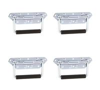 Adam Hall Hardware 34482 M4 AH - 4x Manilla escamoteable con muelle, acero galvanizado