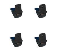 Adam Hall Hardware 3780 M4 AH - 4x Rueda angular de nylon, rueda de 50 mm