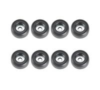 Adam Hall Hardware 4900 M8 AH - Bolsa de 8 Pies de goma 25 x 11 mm negro