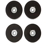 Adam Hall Hardware 4906 M4 AH - Negro - Bolsa de 4 pies de goma 38 x 10 mm