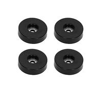 ADAM HALL HARDWARE 4906 S M4AH - Kit de 4 patas de goma de 38 mm x 10 mm en bolsita, color negro, antideslizante
