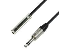 Adam Hall Cables 4 STAR BOV 0600 - Cable de Extensión para Auriculares de Jack 6,3 mm estéreo a Jack 6,3 mm estéreo 6 m