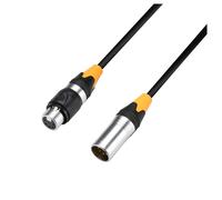 Adam Hall Cables 4 STAR DGH 0500 IP65 - Cable DMX AES/EBU de XLR macho de 5 pines a XLR hembra IP65 5 m
