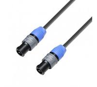Adam Hall K5 S215 SS 1000 Altavoz Cable 2 x 1, 5 mm² Neutrik Speakon de 2 pines a conector speakon de 2 pines (10 m)