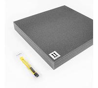 Adam Hall KYOTO FOAM Parts - Inlay para cajones de rack de 2HE (19", se puede recortar), color gris