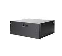 Adam Hall Parts 87404 A CL - Cajón para rack (4 U, aluminio, con cerradura de combinación integrada)