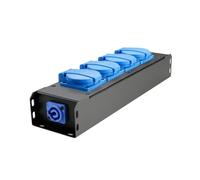 Adam Hall Proport IP54 Rated Power Strip 4 Blue EU Sockets