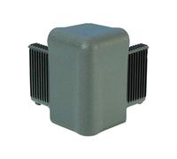 Adam Hall Q 4504 MG - Esquina para marco de tapa, color gris