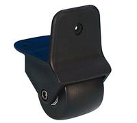 Adam Hall - Roulette fixe avec cadre nylon noir - 50 mm