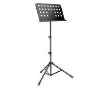 Adam Hall Stands SMS 11 PRO - Leggio estensibile per spartiti musicali, compatto, comprensivo di custodia
