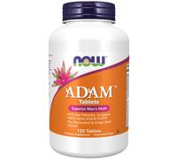 adam multivitamínico para hombre - 120 comprimidos - now
