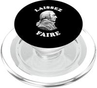 Adam Smith Laissez Faire Divertido Profesor de Negocios Economista PopSockets PopGrip para MagSafe