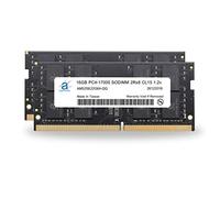 Adamanta - Memoria RAM para portátil DDR4 2133Mhz PC4-17000 SODIMM 2Rx8 CL15 de 1,2 V, 32 GB (2 x 16 GB)