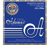 Adamas Akustik-Gitarren Saiten Nuova Phosphor Bronze beschichtet Round Core Satz Medium .013-.056 - 1919NURC