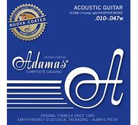 Adamas Cuerdas para Guitarra Acústica Nuova Phosphor Bronze Coated, final con bona 12-str. Light .010-.047