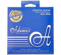 Adamas Cuerdas para Guitarra Acústica Nuova Phosphor Bronze Coated, final con bona Light .012-.053 1818NU