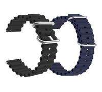 ADAMO Combo de correa de reloj de 22 mm compatible con Phoenix Ultra/Phoenix/Pulse 2/Xtend Pro/Xtend Call y todos los relojes de pulsera y relojes inteligentes de 22 mm, 22 MM, Silicona