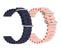 ADAMO Combo de correa de reloj de 22 mm compatible con Phoenix Ultra/Phoenix/Pulse 2/Xtend Pro/Xtend Call y todos los relojes de pulsera y relojes inteligentes de 22 mm, 22 MM, Silicona