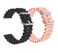 ADAMO Combo de correa de reloj de 22 mm compatible con Phoenix Ultra/Phoenix/Pulse 2/Xtend Pro/Xtend Call y todos los relojes de pulsera y relojes inteligentes de 22 mm, 22 MM, Silicona