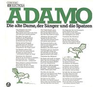 Adamo - Die Alte Dame, Der Sänger Und Die Spatzen - Columbia - 1C 006-23 465