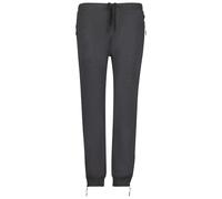 ADAMO Pantalones de chándal largos con puños y cremallera Serie SYMI para hombres hasta tallas grandes, 14XL, gris antracita, 4XL