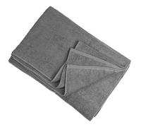 ADAMO Toalla de playa XXL 100% algodón - 100 x 220 cm, gris: 710 - Toalla de sauna XXL - Toalla de baño de gran tamaño - Toalla de ducha, toalla de baño y toalla de sauna