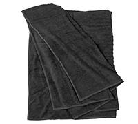 ADAMO Toalla de playa XXL - 155 x 220 cm - Negro: 700 - Toalla de sauna XXL - Toalla de baño de gran tamaño - Toalla de ducha, toalla de baño y toalla de sauna