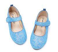 ADAMUMU Zapatos de vestir para niñas, zapatos brillantes para niñas, princesa, Mary Jane, uniforme escolar, zapatos de vestir en rendimiento, graduación y graduación para niños pequeños y grandes
